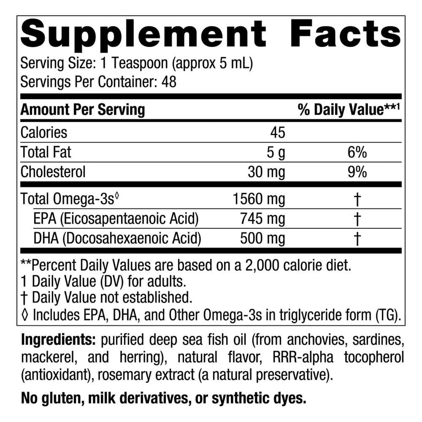 Omega 3 1,560 mg, 8 fl oz / 237 ml – Nordic Naturals-Wellu