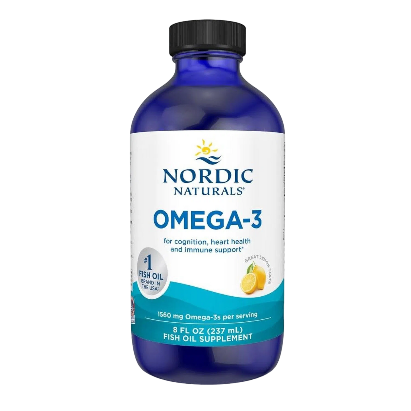 Omega 3 1,560 mg, 8 fl oz / 237 ml – Nordic Naturals-Wellu