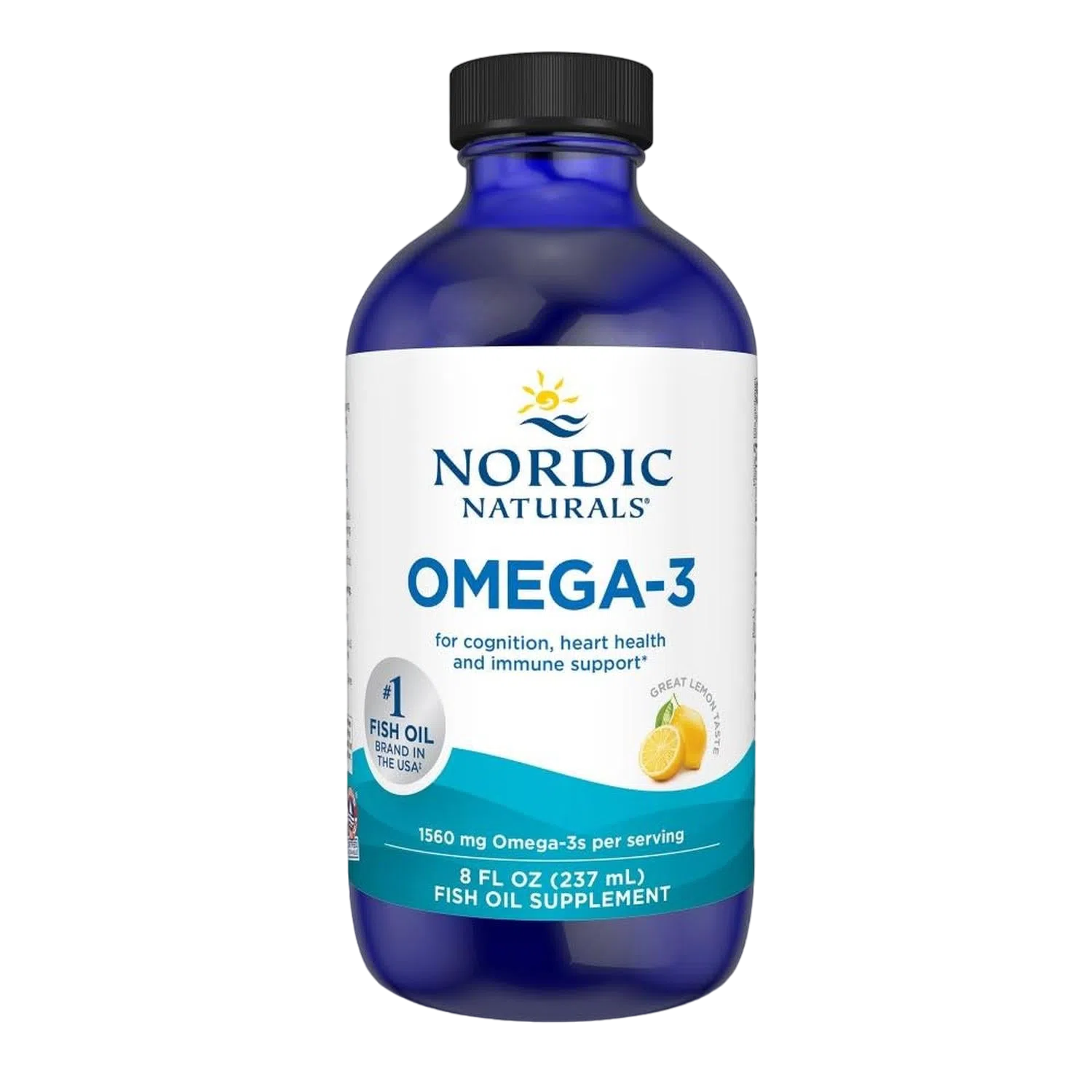 Omega 3 1,560 mg, 8 fl oz / 237 ml – Nordic Naturals-Wellu