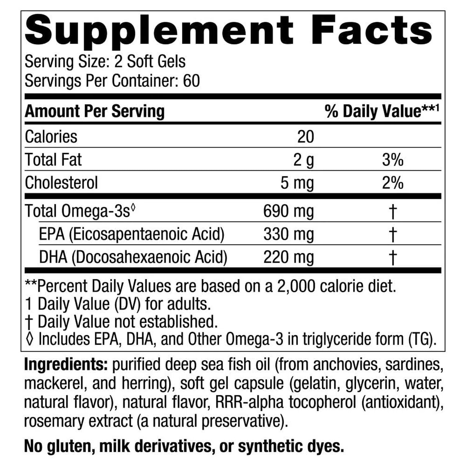 Omega 3 (690mg), 120 Softgels – Nordic Naturals-Wellu