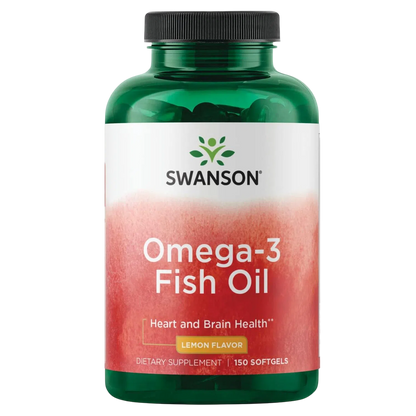 Omega-3 Aceite de Pescado, 150 Softgels – Swanson-Wellu