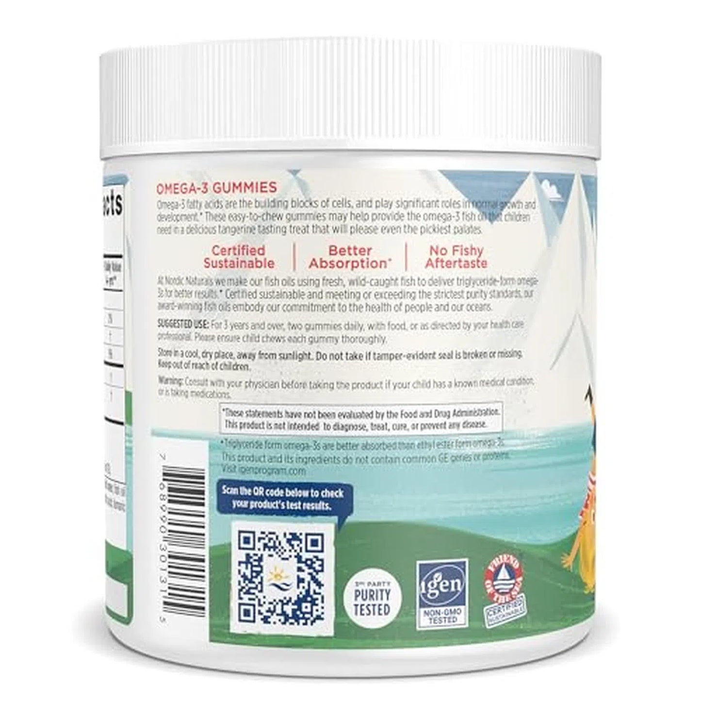 Omega 3 en Gomitas, 120 Gomitas – Nordic Naturals-Wellu