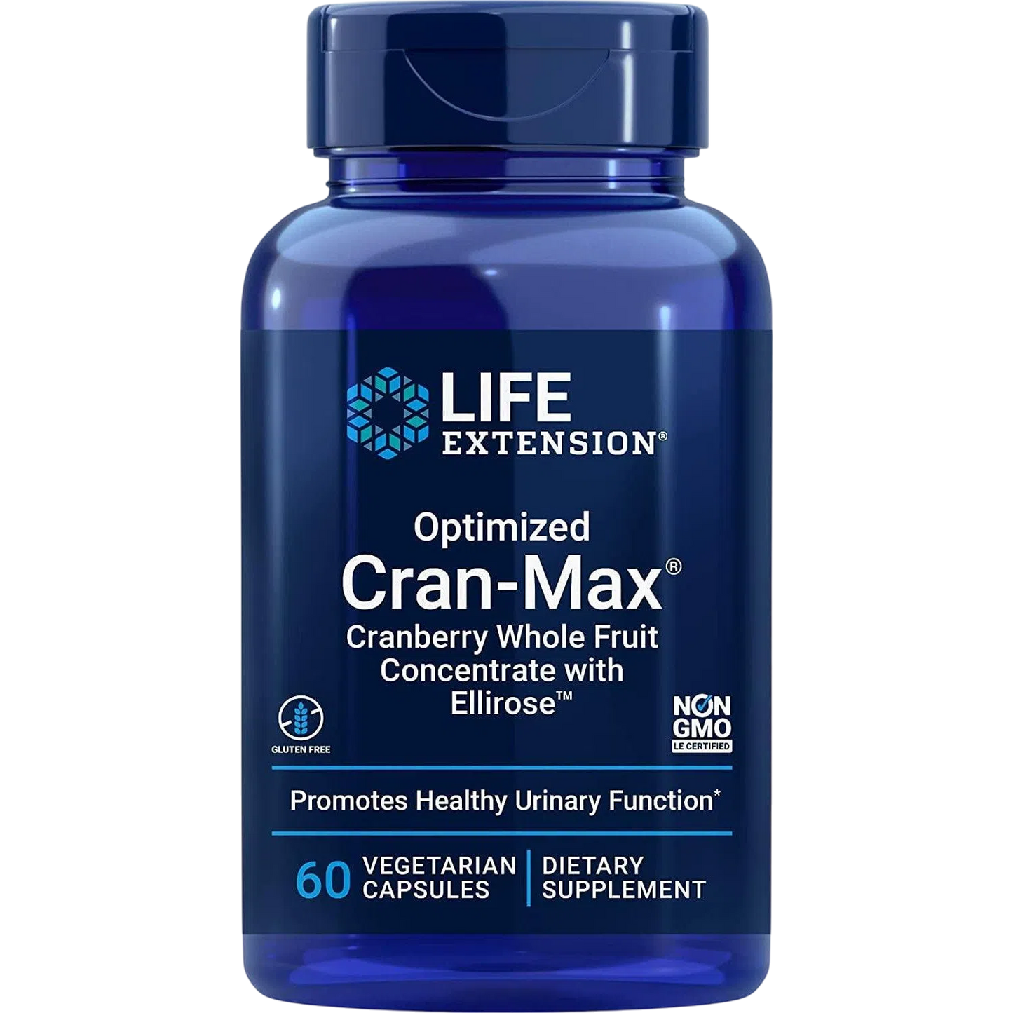 Optimized Cran-Max Cranberry, 60 vcaps – Life Extension-Wellu