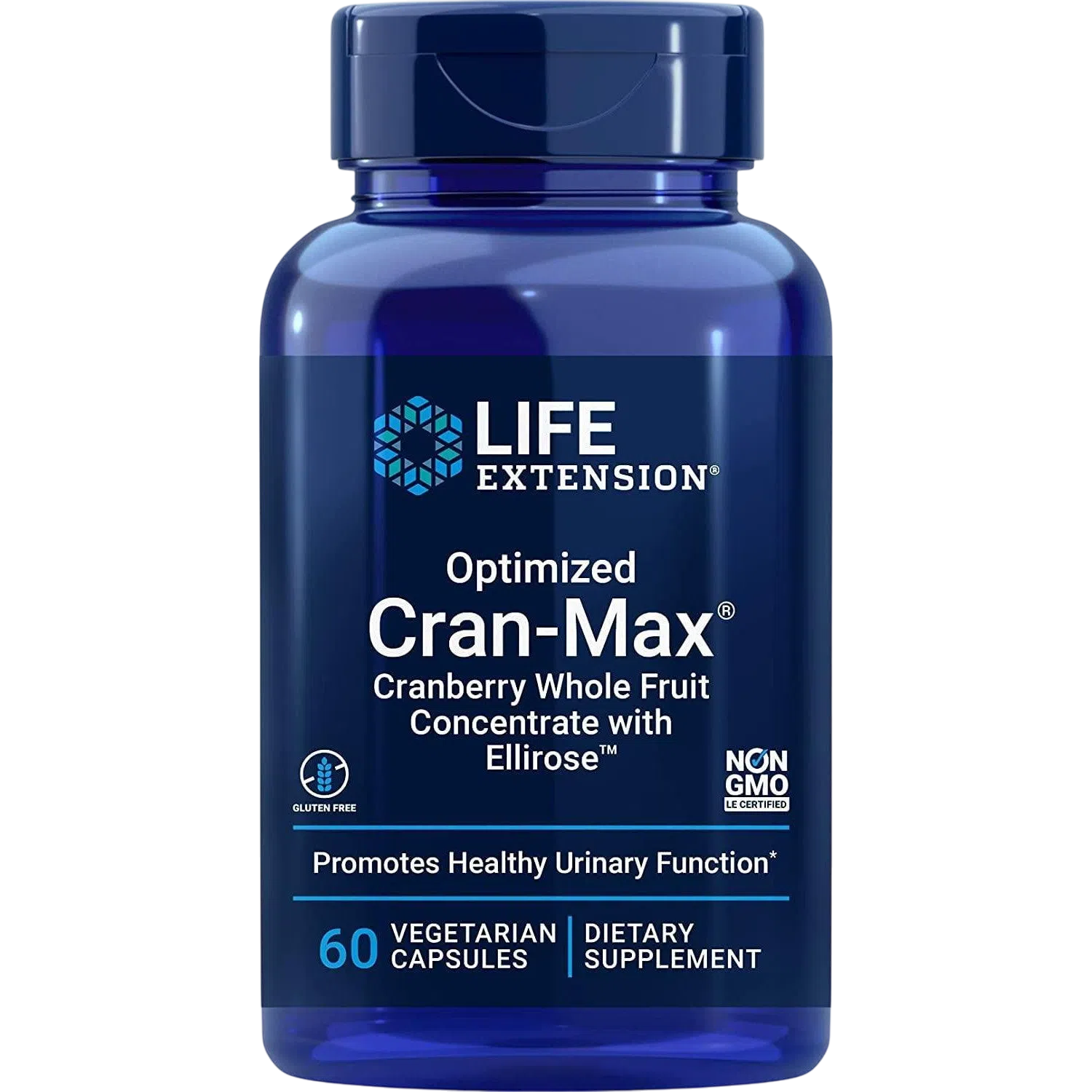 Optimized Cran-Max Cranberry, 60 vcaps – Life Extension-Wellu