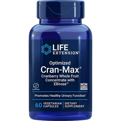 Optimized Cran-Max Cranberry, 60 vcaps – Life Extension-Wellu