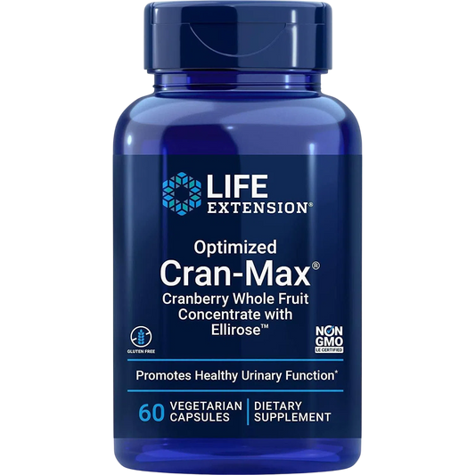 Optimized Cran-Max Cranberry, 60 vcaps – Life Extension-Wellu