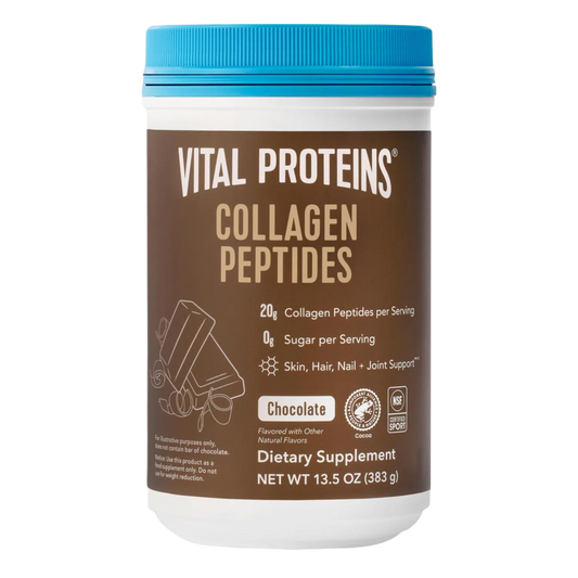 Péptidos de Colágeno 20g Chocolate, 383g (13.5 oz) – Vital Proteins-Wellu