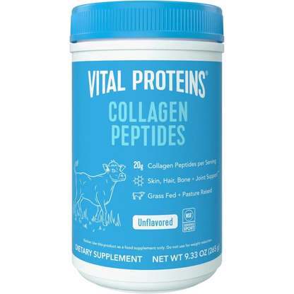 Péptidos de Colágeno 20g Sin Sabor, 284g (10 oz) – Vital Proteins-Wellu