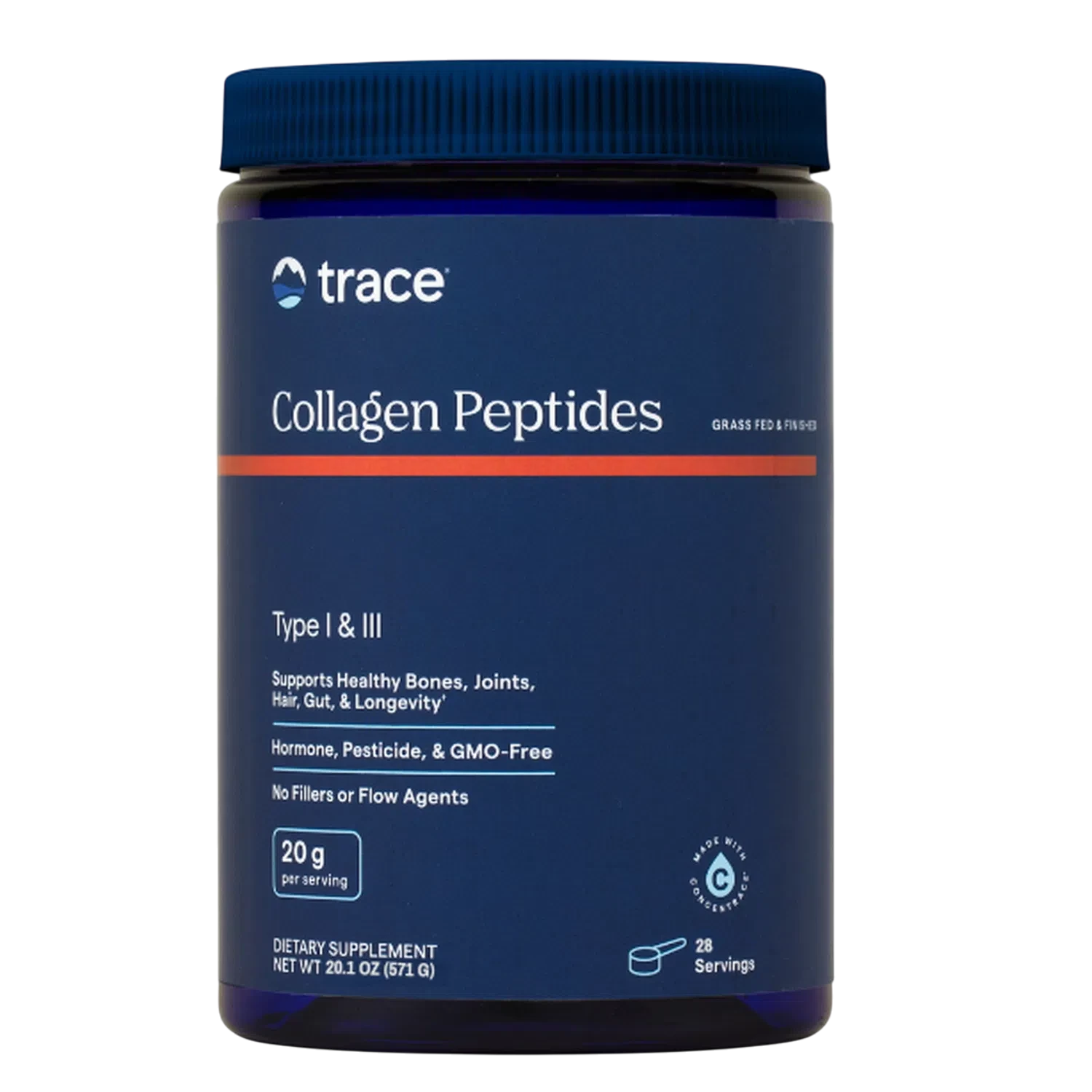 Péptidos de Colágeno, 571 gr (20.1 oz) – Trace Minerals-Wellu