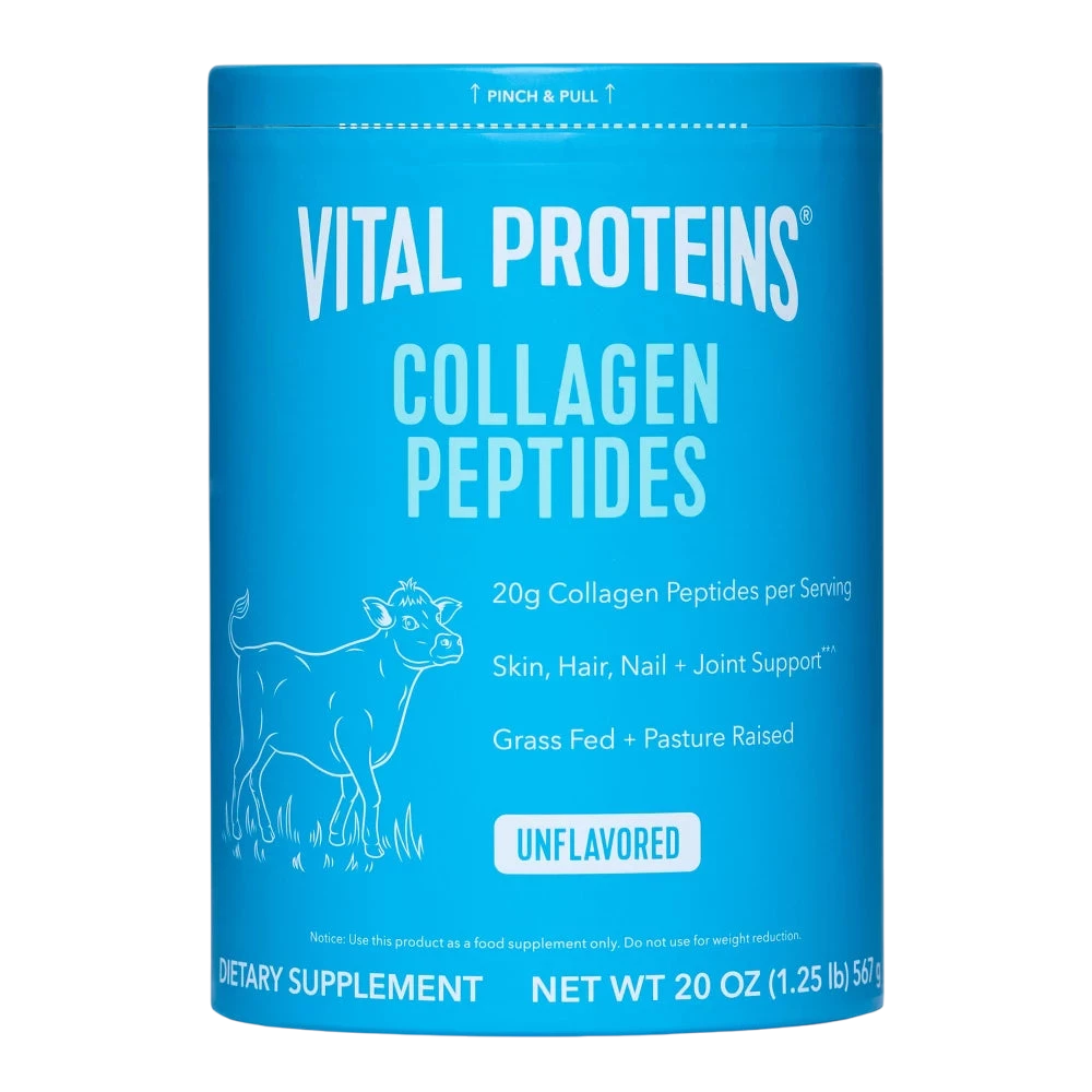 Péptidos de Colágeno Tipo I & III, 567g Sabor Natural – Vital Proteins