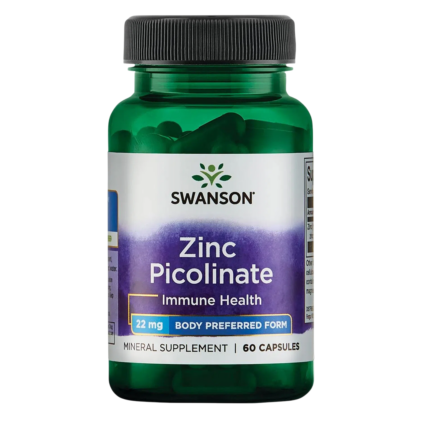 Picolinato de Zinc, 60 Caps – Swanson-Wellu