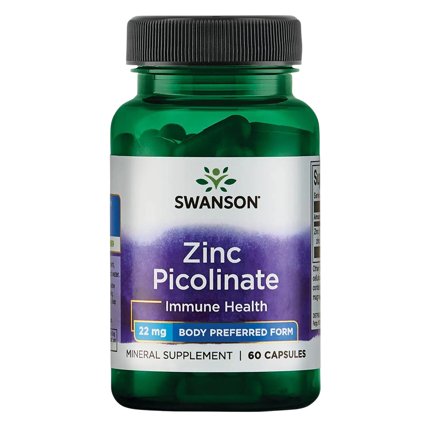 Picolinato de Zinc, 60 Caps – Swanson-Wellu