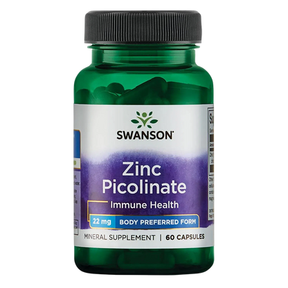 Picolinato de Zinc, 60 Caps – Swanson-Wellu