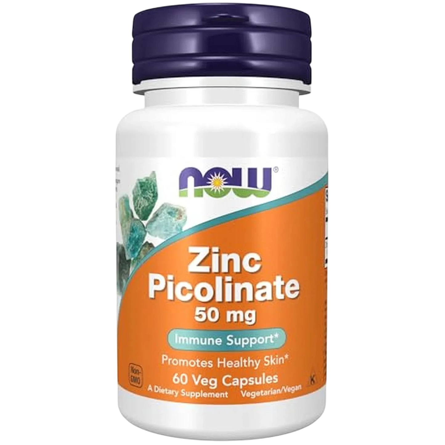 Picolinato de Zinc de 50 mg, 60 cápsulas vegetales – NOW Foods-Wellu