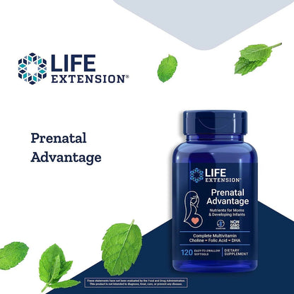 Prenatal, 120 Softcaps – Life Extension-Wellu