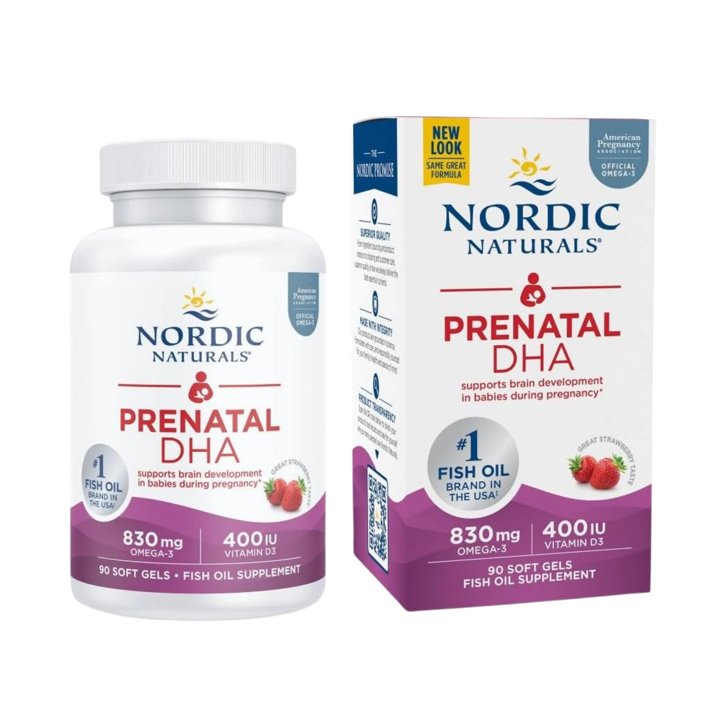 Prenatal DHA, 90 Soft Gels – Nordic Naturals-Wellu