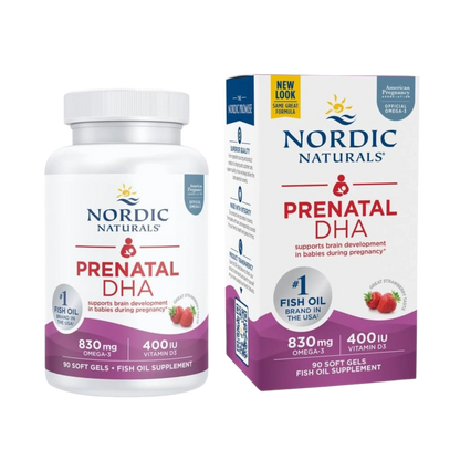 Prenatal DHA, 90 Soft Gels – Nordic Naturals-Wellu