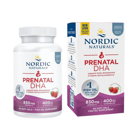 Prenatal DHA, 90 Soft Gels – Nordic Naturals-Wellu