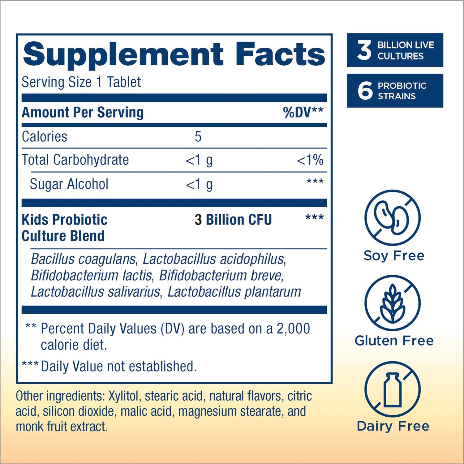 Probiótico Ultimate Flora para niños, 3 billones de UFC, 60 caps Frutos del bosque – Renew Life-Wellu