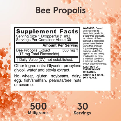 Propóleo de Abeja 500mg, 29.6 ml – Jarrow Formulas-Wellu