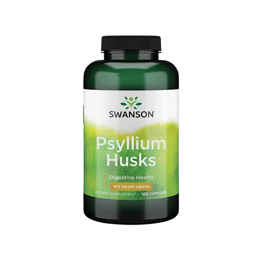 Pysillium Husk 610mg, 100 Caps – Swanson-Wellu