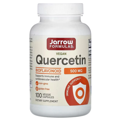 Quercetina Vegana 500mg, 100 Cápsulas Veg – Jarrow Formulas-Wellu