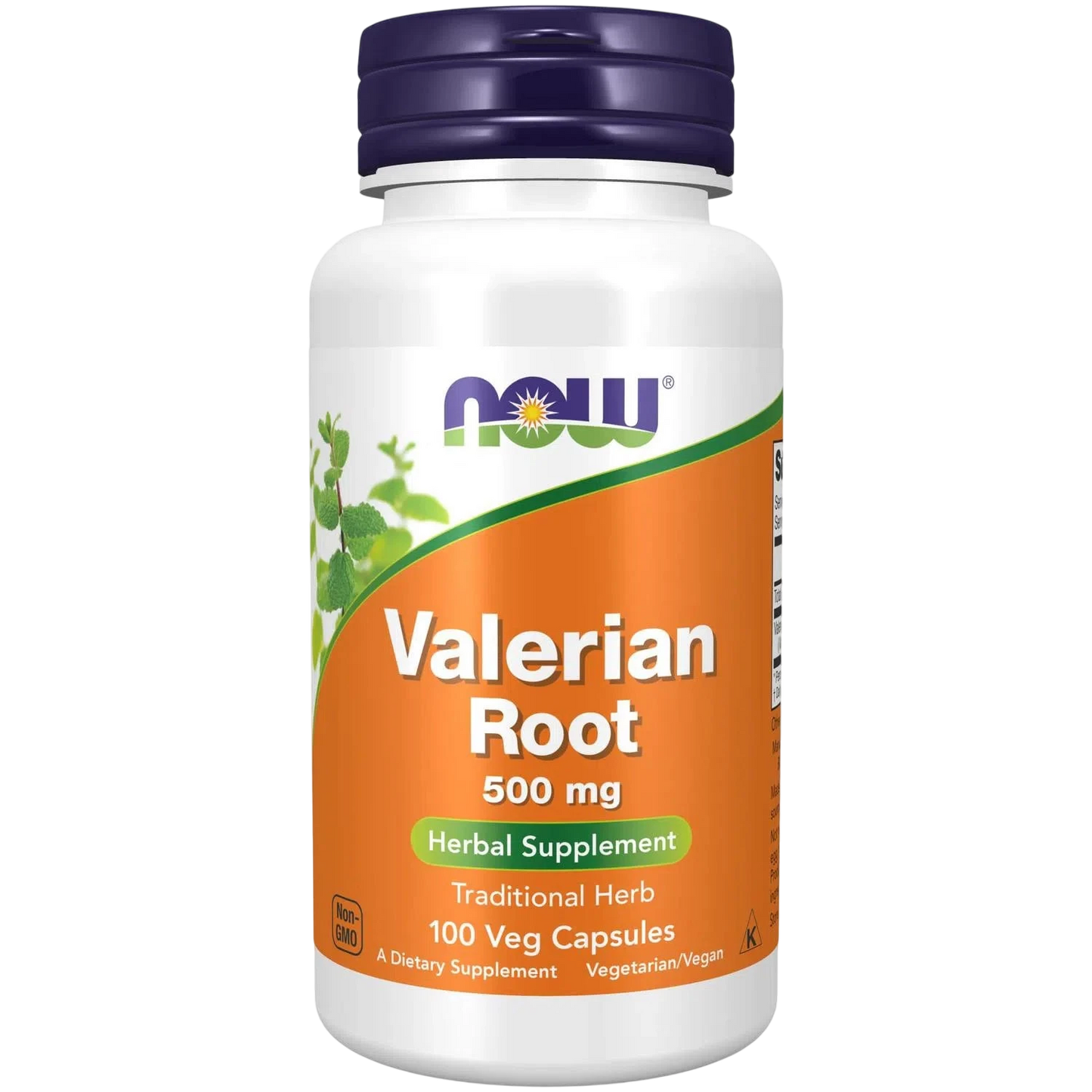 Raíz de valeriana de 500 mg, 100 Cápsulas Veg – NOW Foods-Wellu