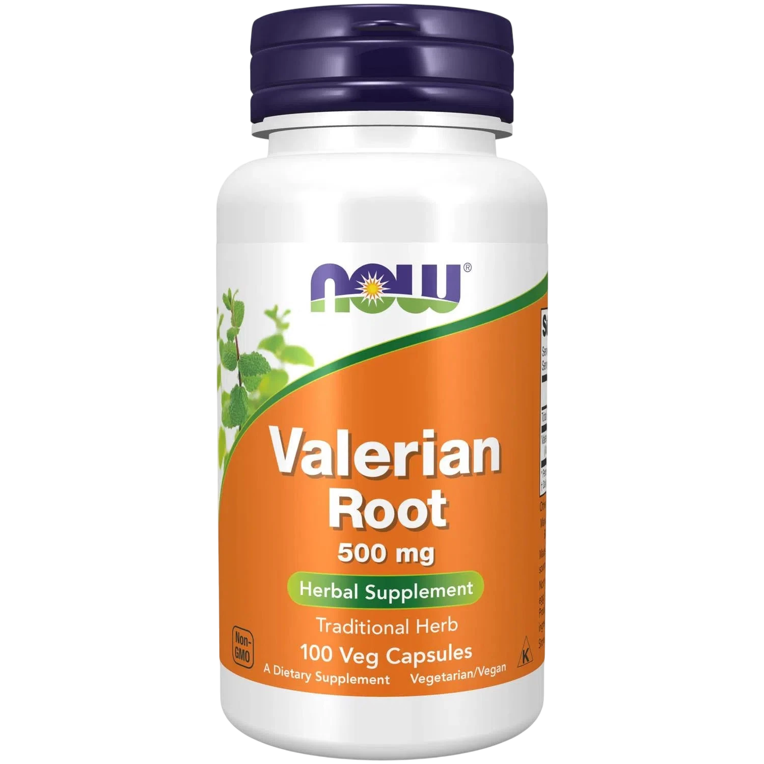 Raíz de valeriana de 500 mg, 100 Cápsulas Veg – NOW Foods-Wellu