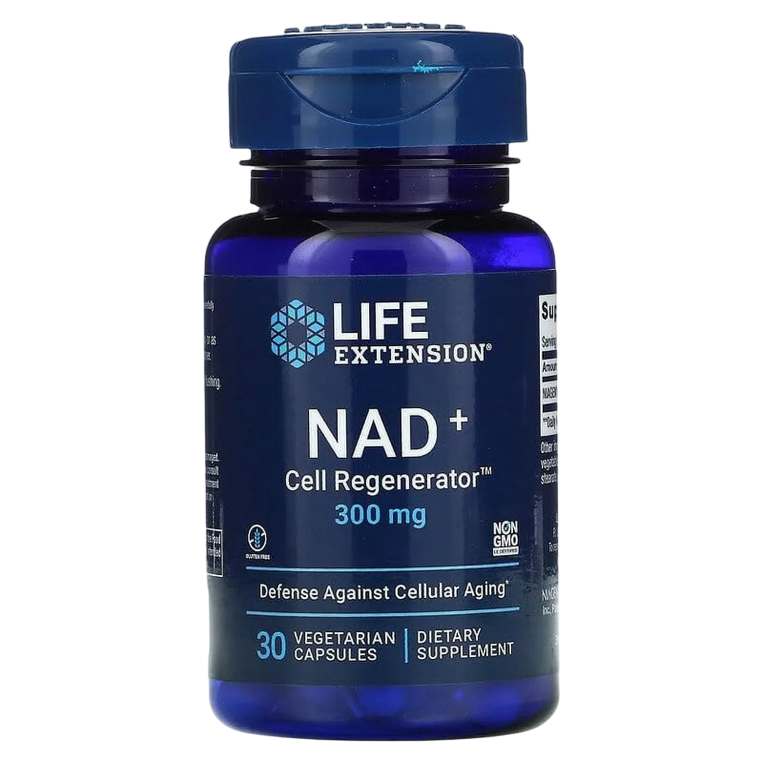 Regenerador Celular NAD + (Ribósido de Nicotinamida Niagen) 300 mg – Life Extension-Wellu