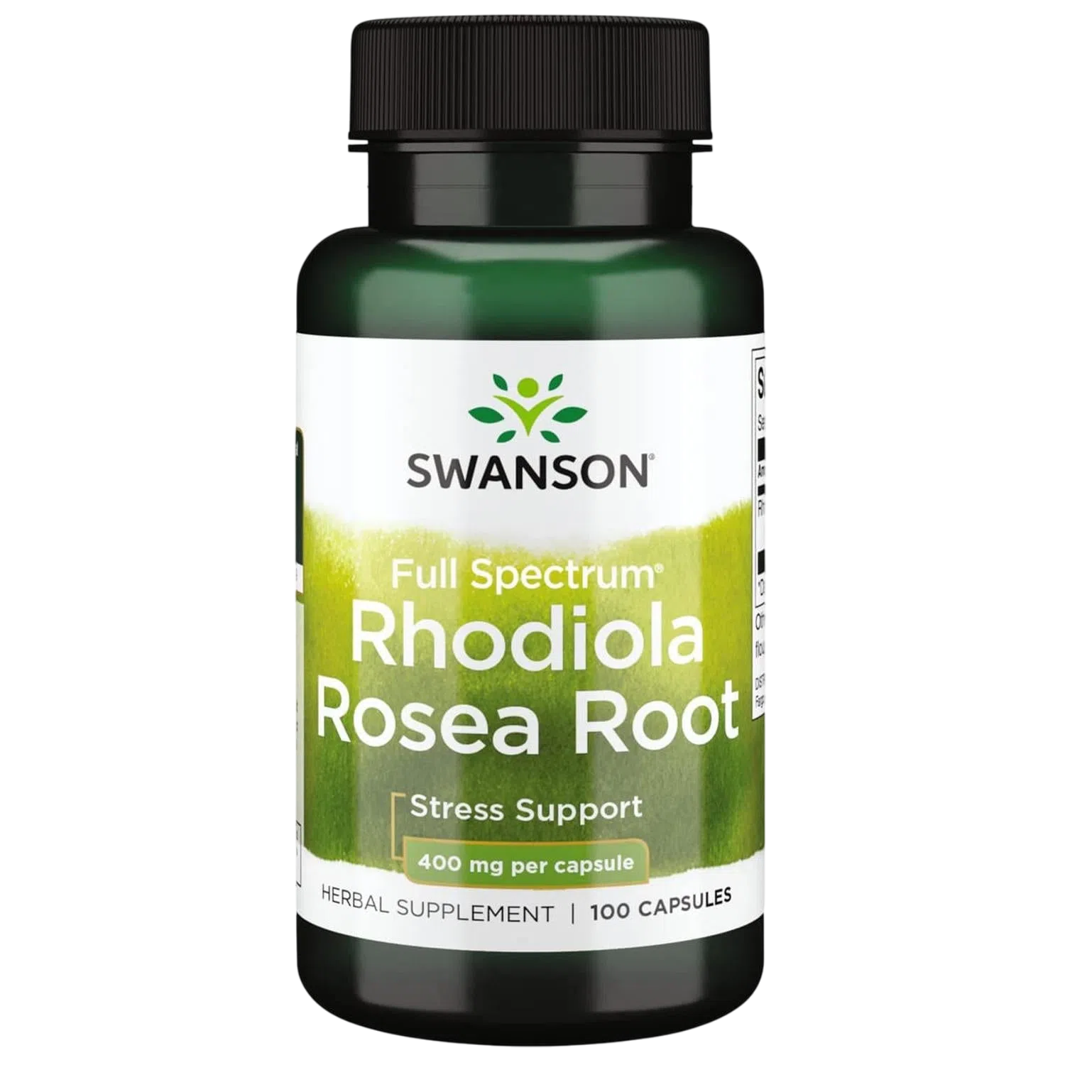 Rhodiola Rosea Raíz 400mg (Soporte Estrés), 100 Caps – Swanson-Wellu