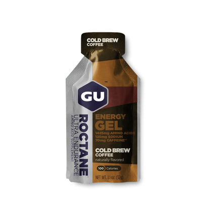 Roctane Gel Energía, Cold Brew Coffee 32g – GU Energy-Wellu