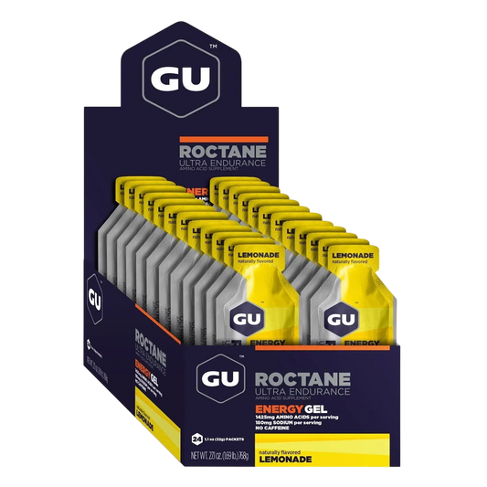 Roctane Gel Energía, Lemonade (24 gels 32g) – GU Energy-Wellu