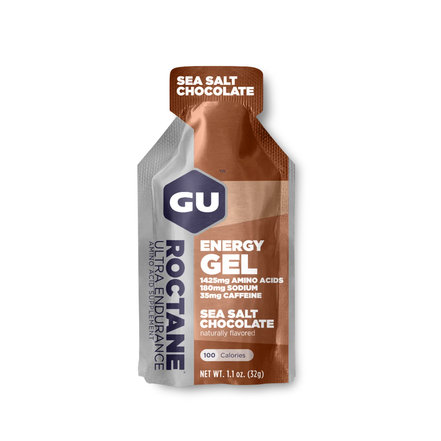 Roctane Gel Energía, Sea Salt Chocolate 32g – GU Energy-Wellu