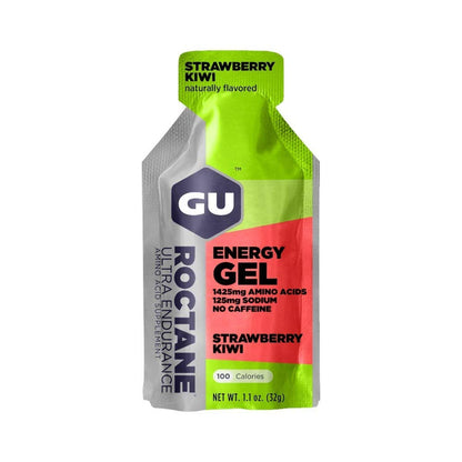 Roctane Gel Energía, Strawberry Kiwi 768g (24 gels 32g) – GU Energy-Wellu