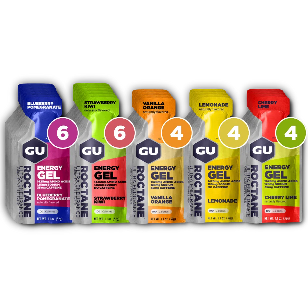 Roctane Gel Energía, Surtido (24 gels 32g) – GU Energy-Wellu