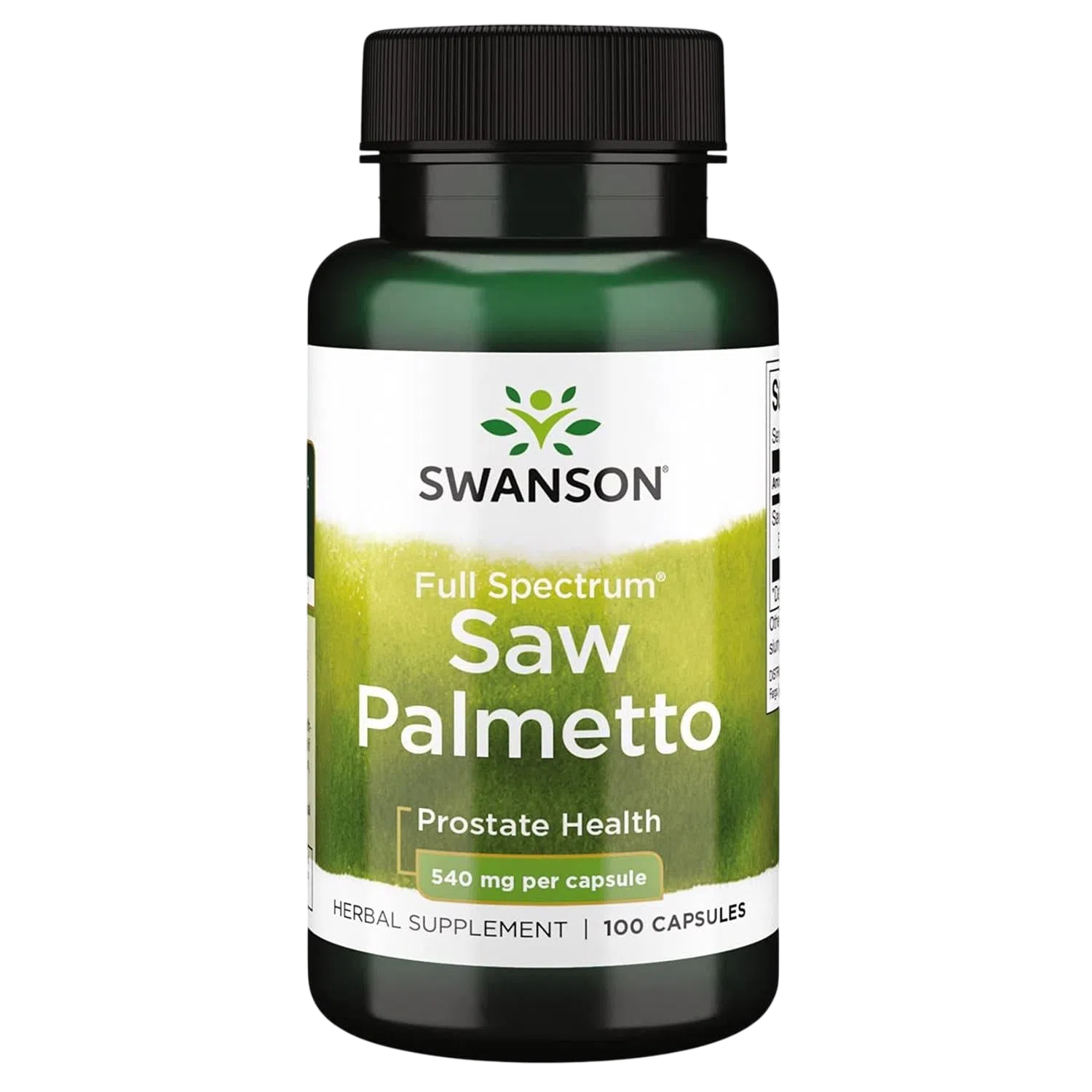 Saw Palmetto 540mg, 100 Caps – Swanson-Wellu