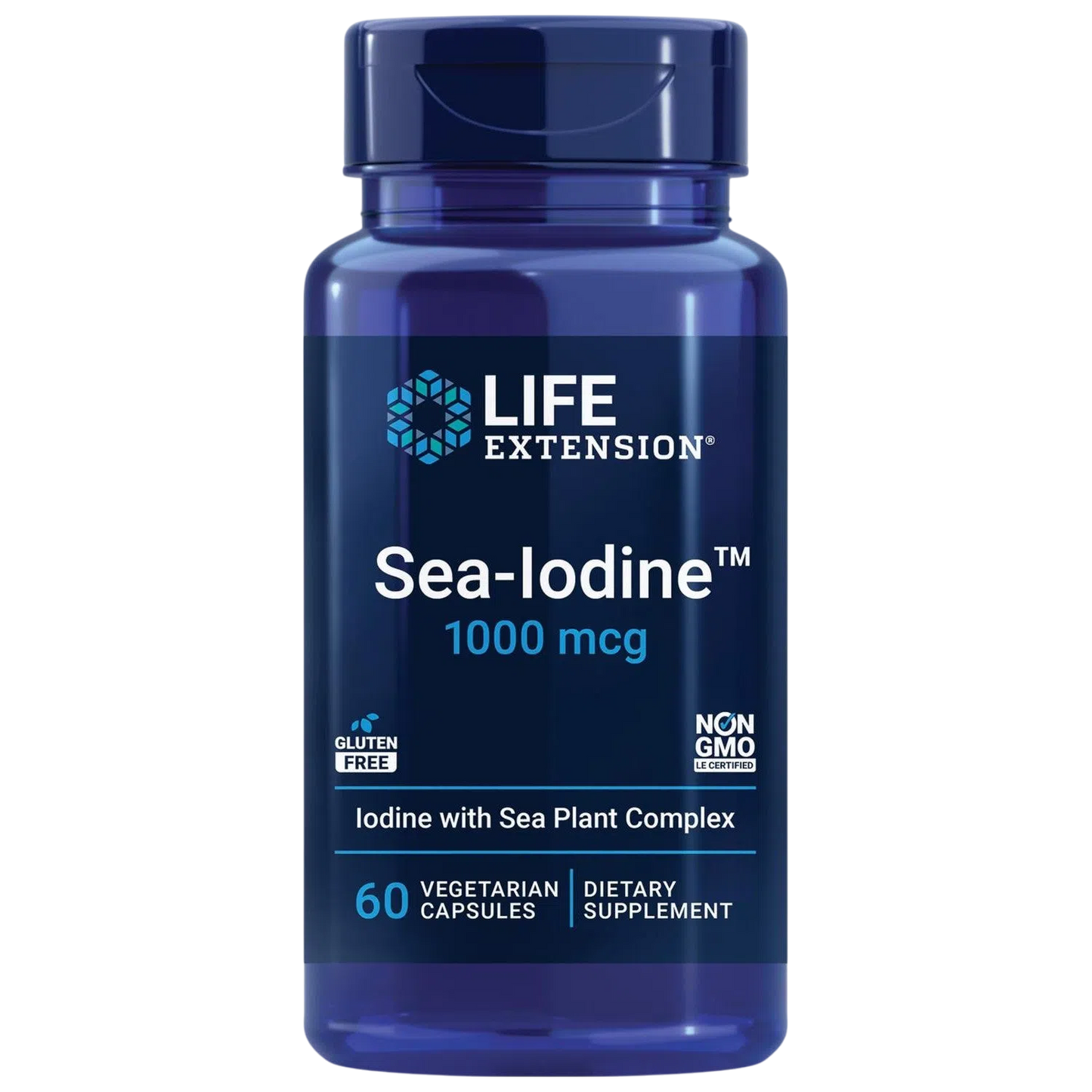 Sea-Iodine Complejo de Yodo Marino, 60Caps – Life Extension-Wellu