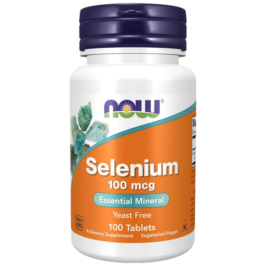 Selenio de 100 mcg, 100 Tabletas – NOW Foods-Wellu