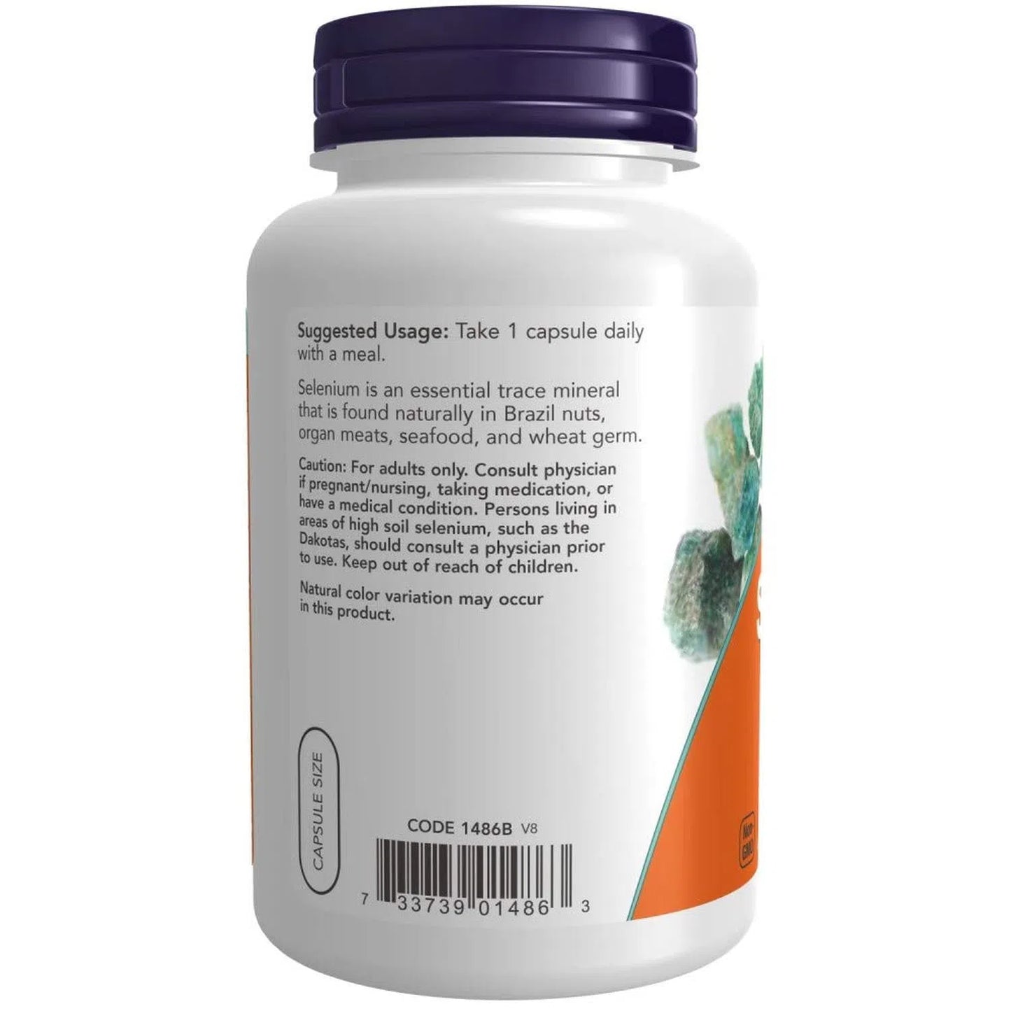 Selenio de 200 mcg, 180 Cápsulas Veg – NOW Foods-Wellu