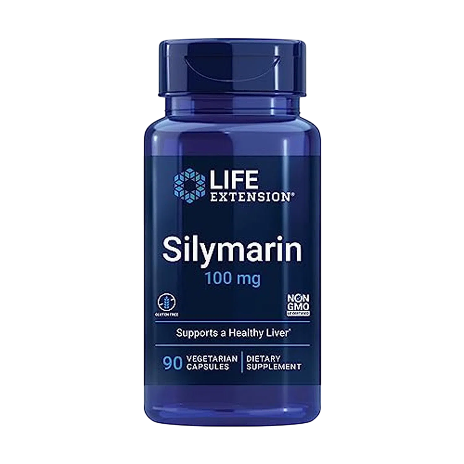 Silimarina 100 mg, 90 cápsulas – Life Extension-Wellu