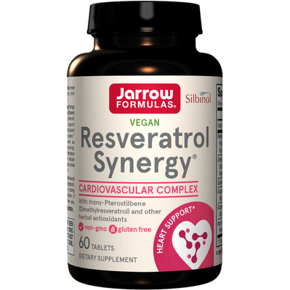 Sinergia de Resveratrol Vegano, 60 Tabs – Jarrow Formulas-Wellu