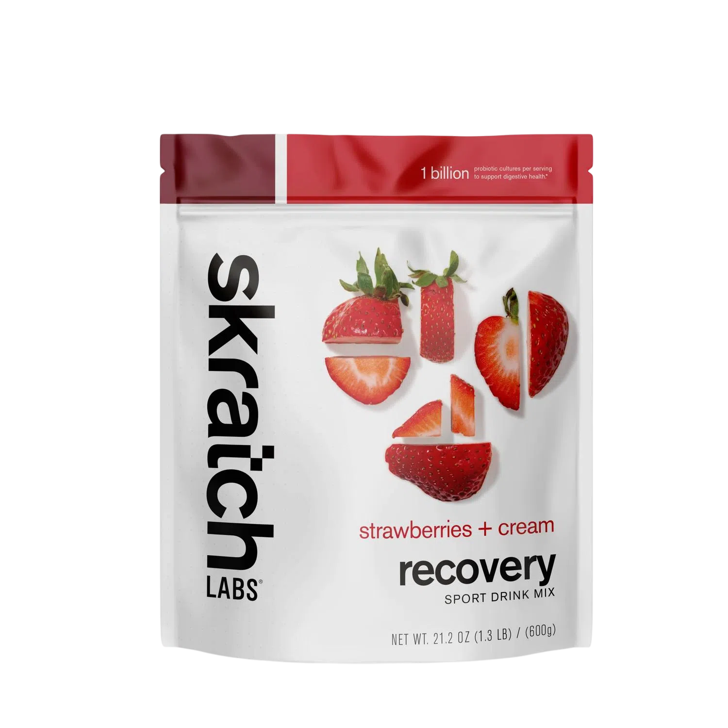 Skratch Labs Endurance Recovery Fresas c/ crema 600gr-Wellu