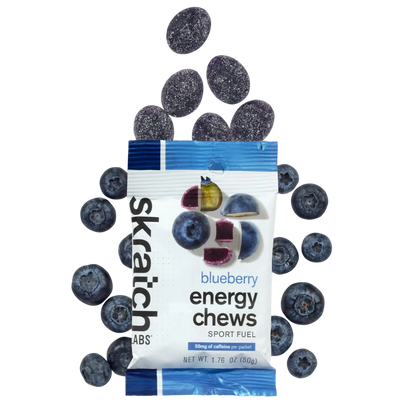 Skratch Labs Energy Chews Blueberry 50gr c/10 pz-Wellu