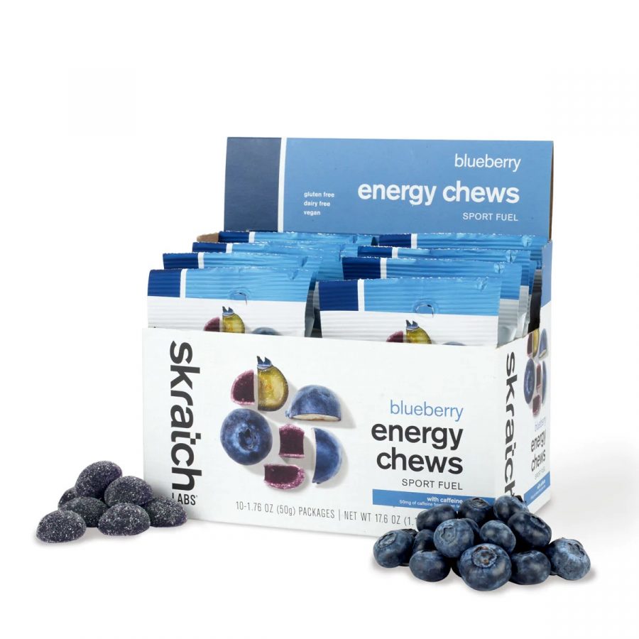 Skratch Labs Energy Chews Blueberry 50gr c/10 pz-Wellu