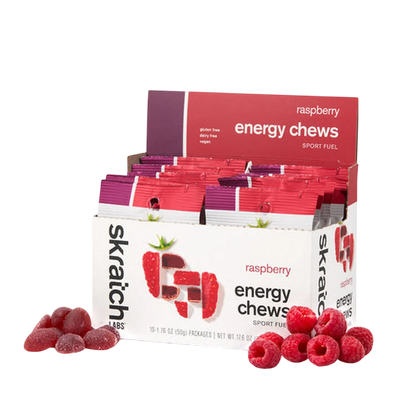 Skratch Labs Energy Chews Raspberry 50gr c/10 pz-Wellu