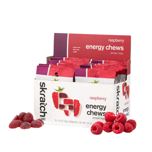 Skratch Labs Energy Chews Raspberry 50gr c/10 pz-Wellu