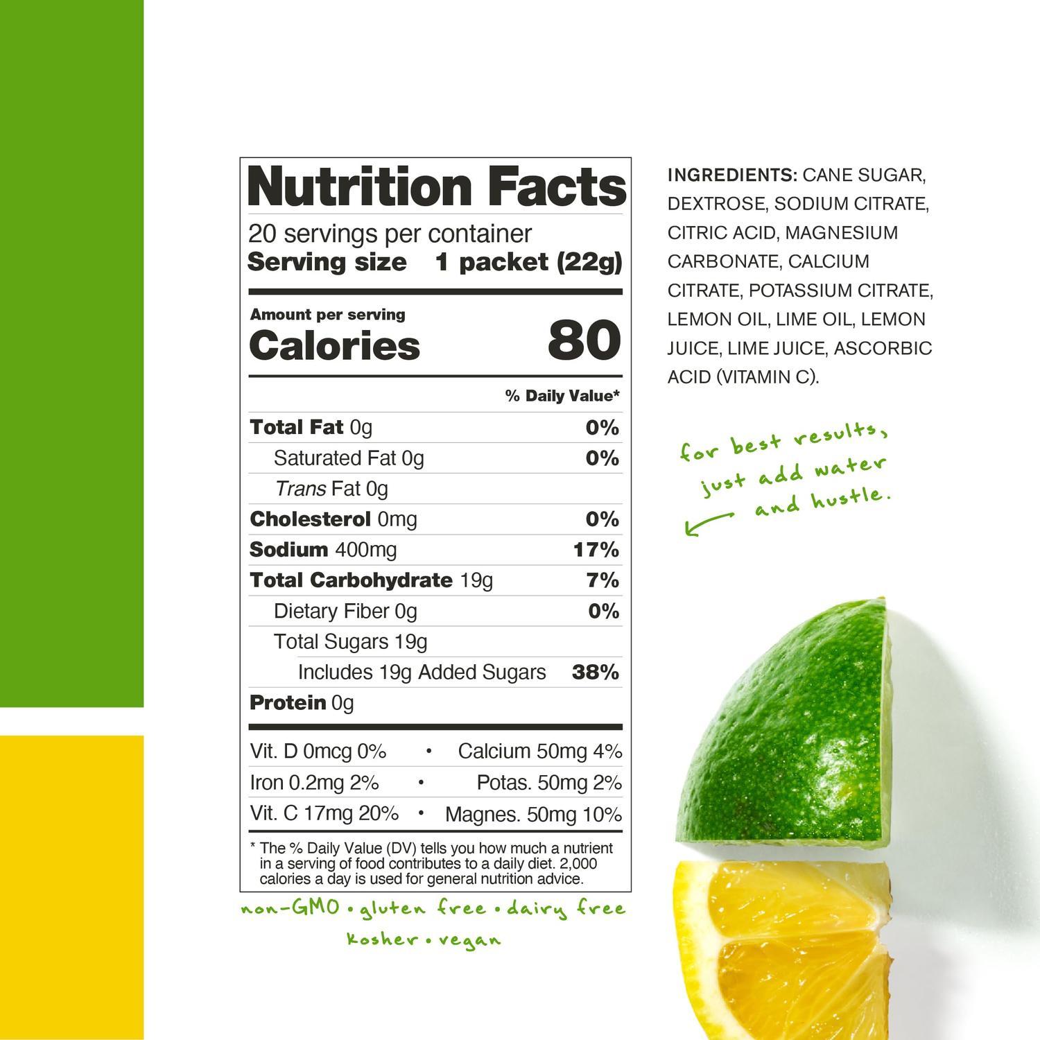 Skratch Labs Hydration Mix Lemons and Limes 440gr-Wellu