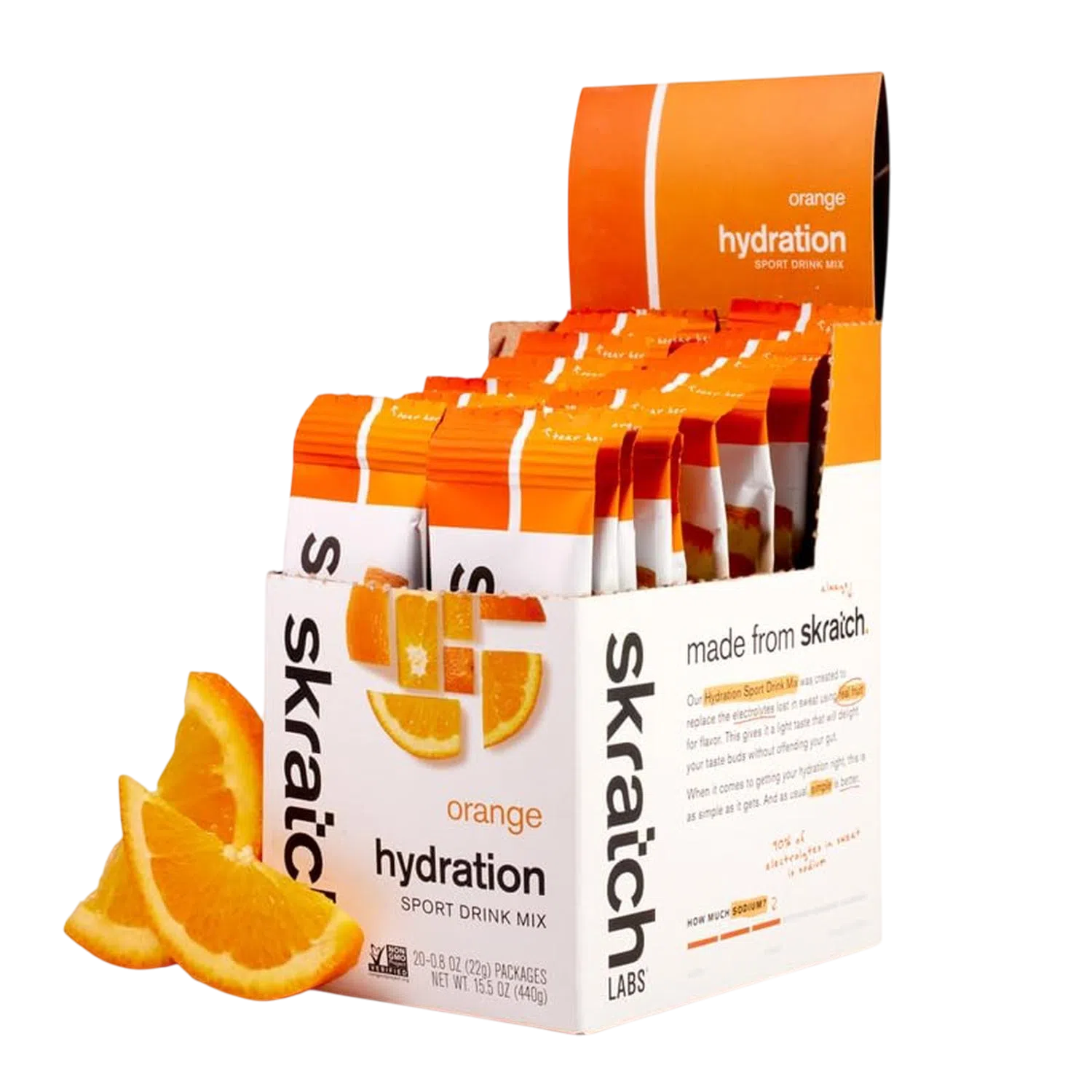 Skratch Labs Hydration Mix Orange 440gr-Wellu