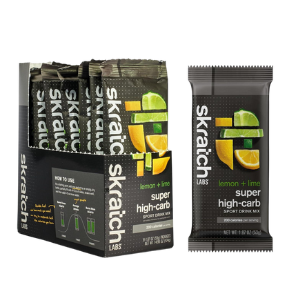 Skratch Labs Hydration Super High Carb Sport Drink Mix 53 gr (Caja c/8 sobres)