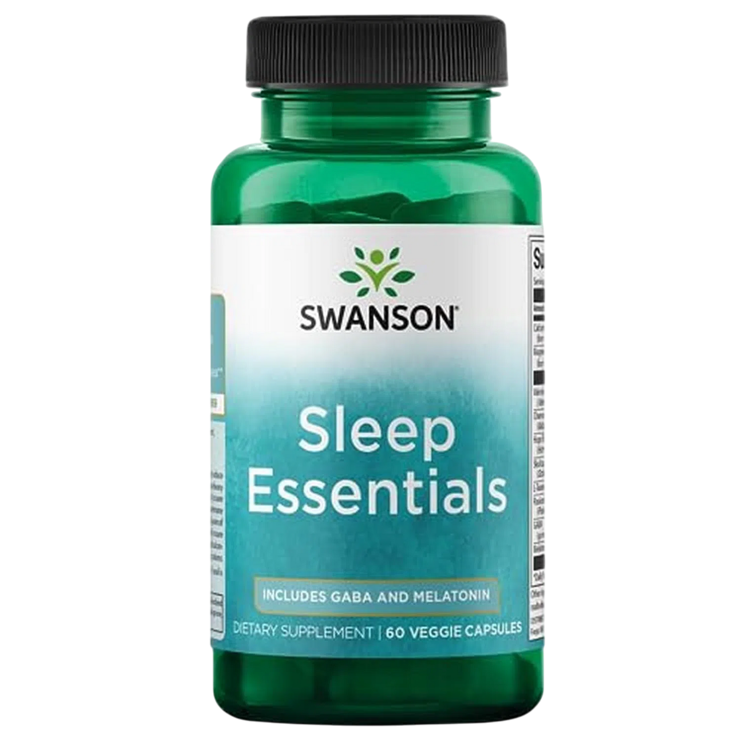 Sleep Essentials GABA y Melatonina, 60 Capsulas – Swanson-Wellu